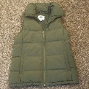 Army Green Puffer Vest